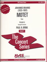 Motet from Psalm 51 Concert Band sheet music cover